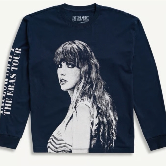 Taylor Swift The Eras Tour Brazil Dark Blue Top - Picture 1 of 5